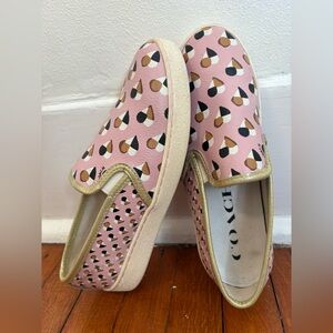 Coach Shoes with Heart Pattern
